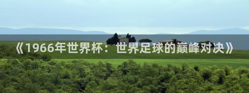 世界杯足球直播：《1966年世界杯：世界足球的巅峰对决》
